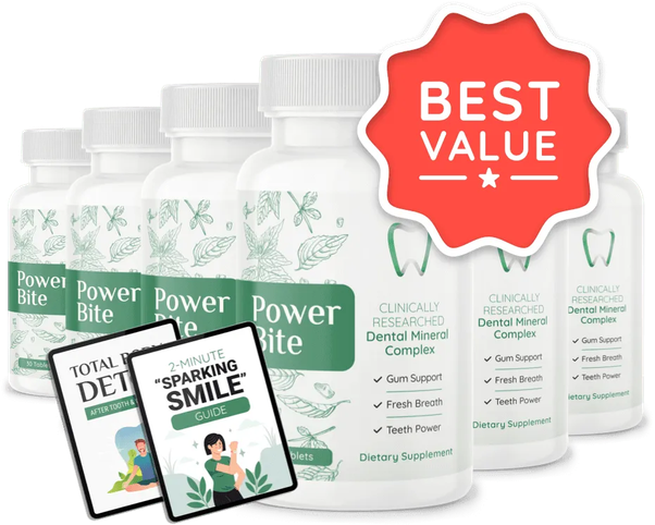 PowerBite Supplement Bottle